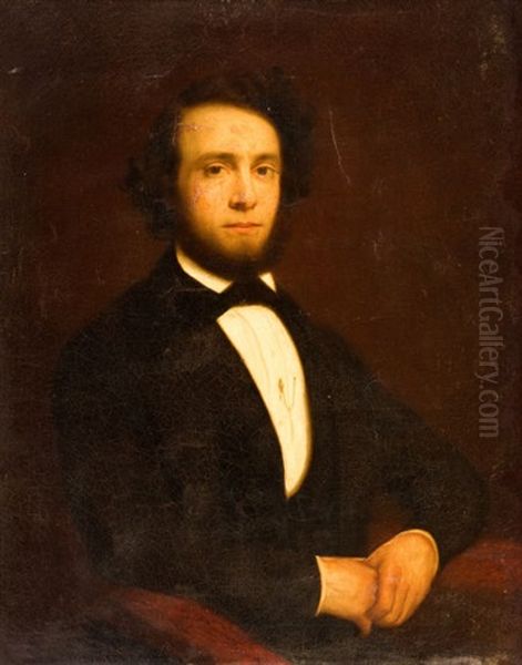 Portrait Of Dr. James R. Chilton Oil Painting by Charles Loring Elliott