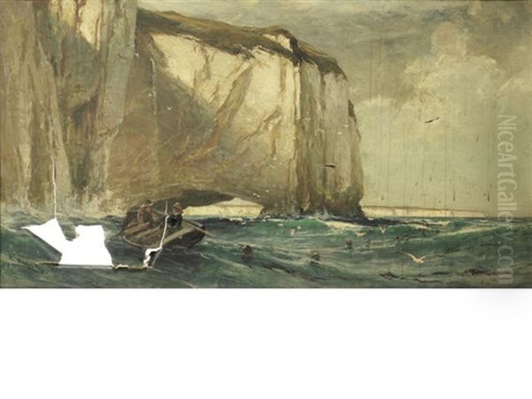 Flamborough Head Oil Painting by Edwin John Ellis