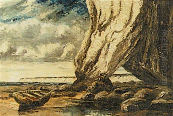 Flamborough Oil Painting by Edwin John Ellis