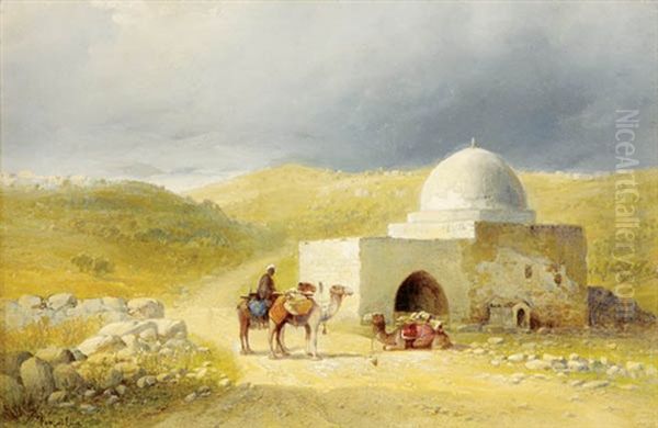 Near Bethleham Oil Painting by Paul H. Ellis