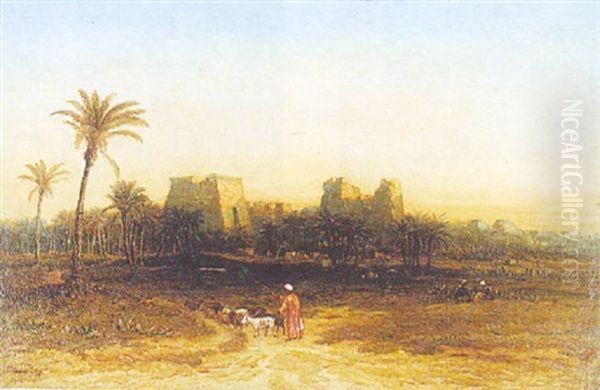 Thebes Oil Painting by Paul H. Ellis