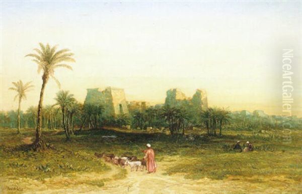 Thebes Oil Painting by Paul H. Ellis