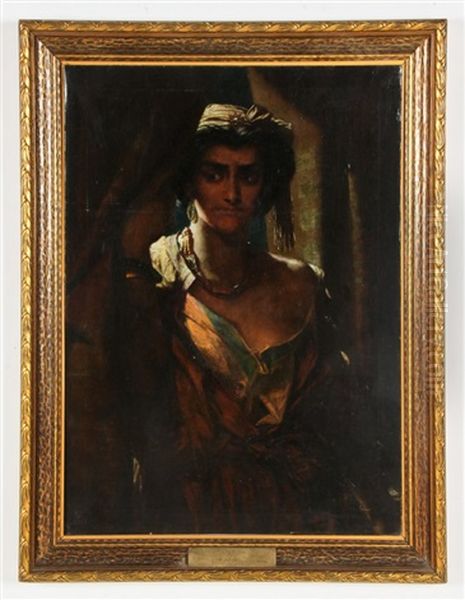 Judith At The Tent Of Holofernes Oil Painting by Alfred W. Elmore