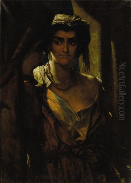 Judith At The Tent Of Holofernes Oil Painting by Alfred W. Elmore