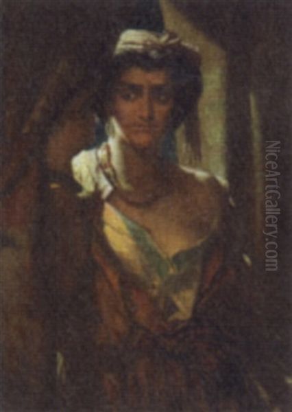 Judith At The Tent Of Holofernes Oil Painting by Alfred W. Elmore