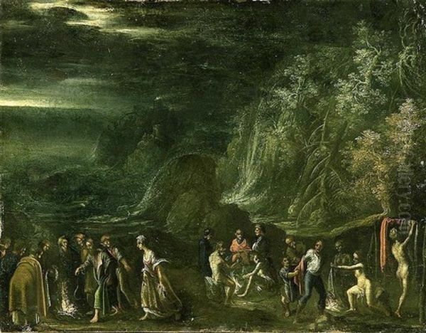 Le Naufrage De Saint Paul Oil Painting by Adam Elsheimer