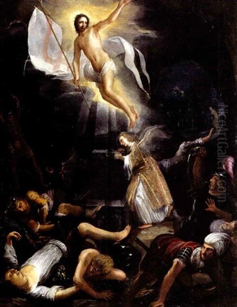 La Resurrection Oil Painting by Adam Elsheimer