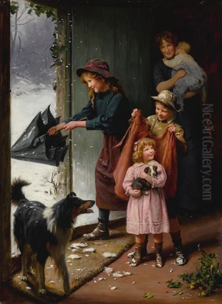 Home At Last Oil Painting by Arthur John Elsley