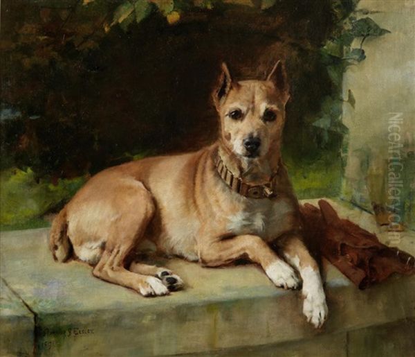 A Faithful Companion Oil Painting by Arthur John Elsley