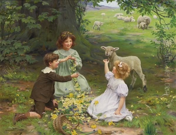 The Joy Of Spring Oil Painting by Arthur John Elsley