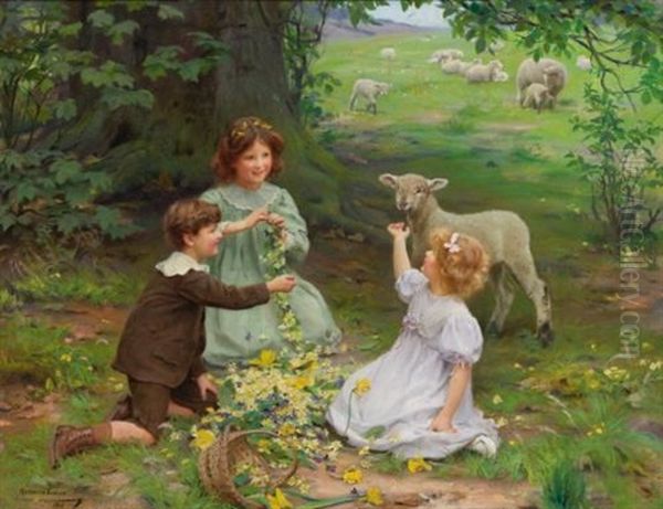 The Joy Of Spring Oil Painting by Arthur John Elsley