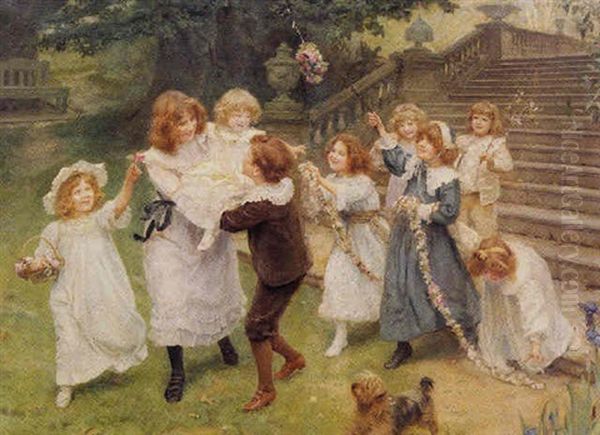 Spring Song Oil Painting by Arthur John Elsley