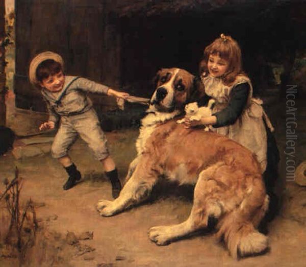 Favourite Oil Painting by Arthur John Elsley