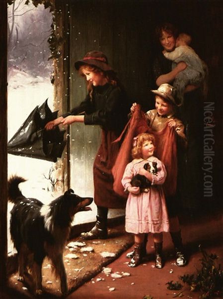 Home At Last Oil Painting by Arthur John Elsley