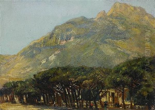 Table Mountain Oil Painting by Frank Lewis Emanuel