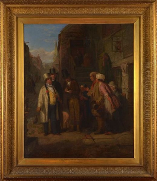 Her Majesty's Sanitary Commissioner Extraordinary: This Nuisance Must Be Removed Oil Painting by Henry Hetherington Emmerson