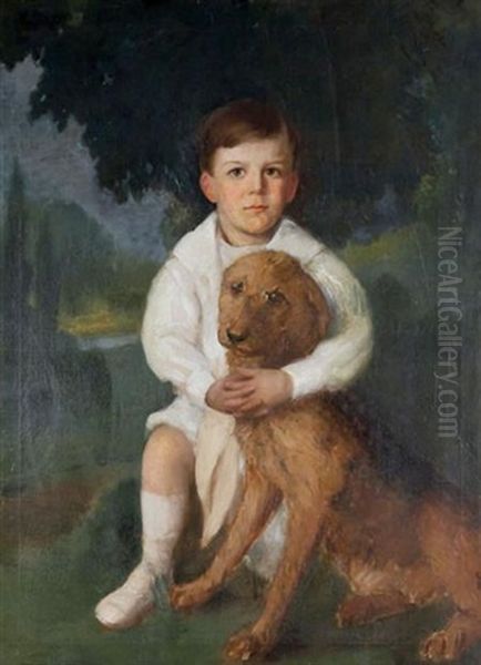 Boy And His Dog by Lydia Field Emmet