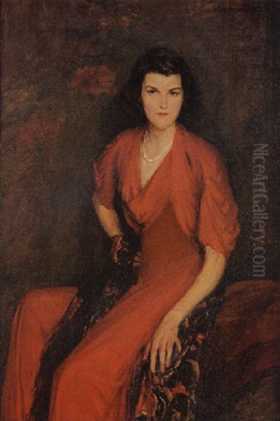 The Red Dress by Lydia Field Emmet