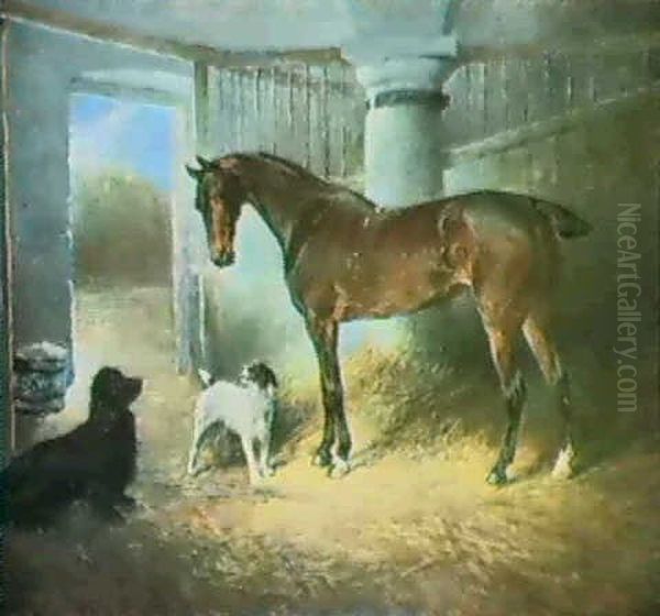 In The Company Of Friends Oil Painting by John Emms