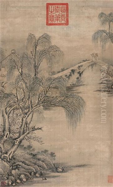 Untitled Oil Painting by  Emperor Daoguang