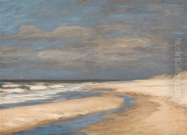 The Wadden Sea Oil Painting by Hans am Ende