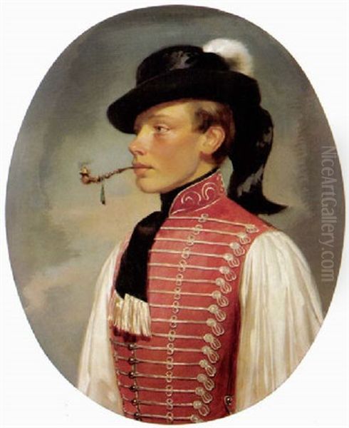 Portrait Johann Graf Migazzis Von Wahl Und Sonnenthurn Oil Painting by Edouard Ender