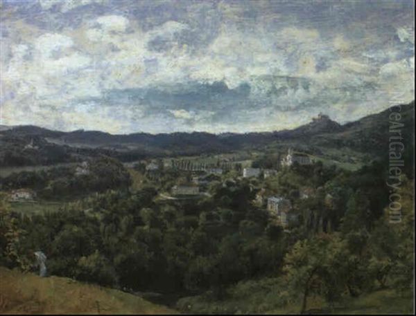 Kahlbachtal In Der Tatra Oil Painting by Thomas Ender