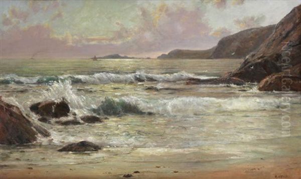 Vue Littorale Oil Painting by Henry Enfield