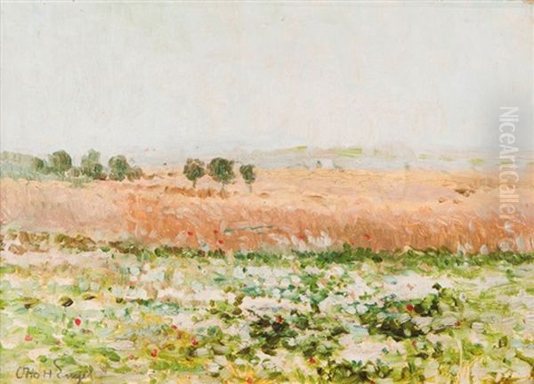 Summer Landscape Oil Painting by Otto Heinrich Engel