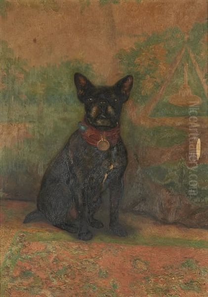 Le Chien De Chateau Oil Painting by Piet Van Engelen