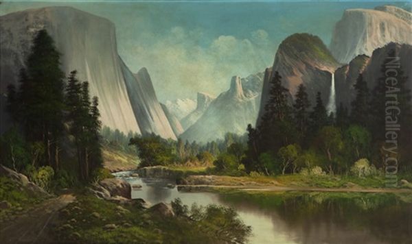 Yosemite Valley Oil Painting by John Englehart