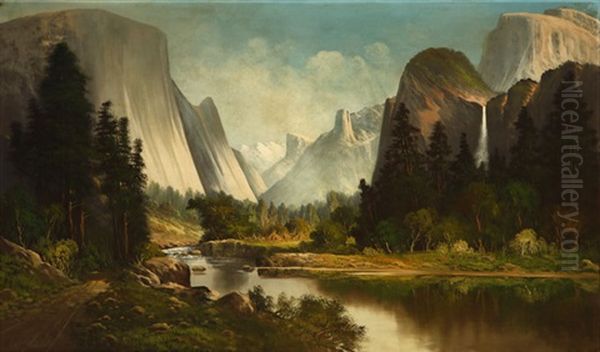 Yosemite Valley Oil Painting by John Englehart