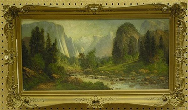 Yosemite Valley Oil Painting by John Englehart