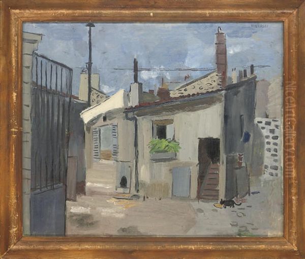 A Corner Of Paris Oil Painting by Hale Asaf