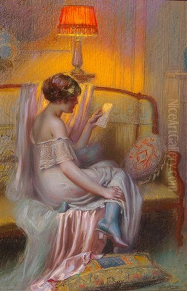 Window Oil Painting by Delphin Enjolras