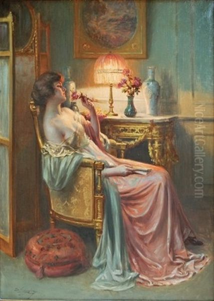 Window Oil Painting by Delphin Enjolras