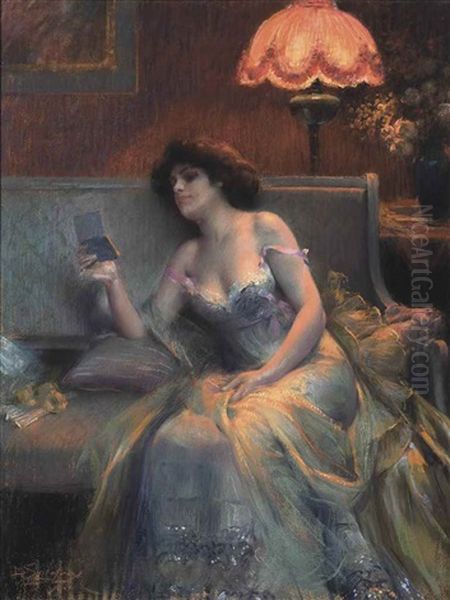 After The Ball Oil Painting by Delphin Enjolras