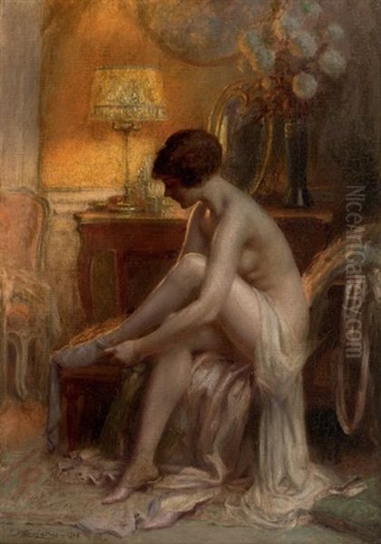 Elegante A La Toilette by Delphin Enjolras