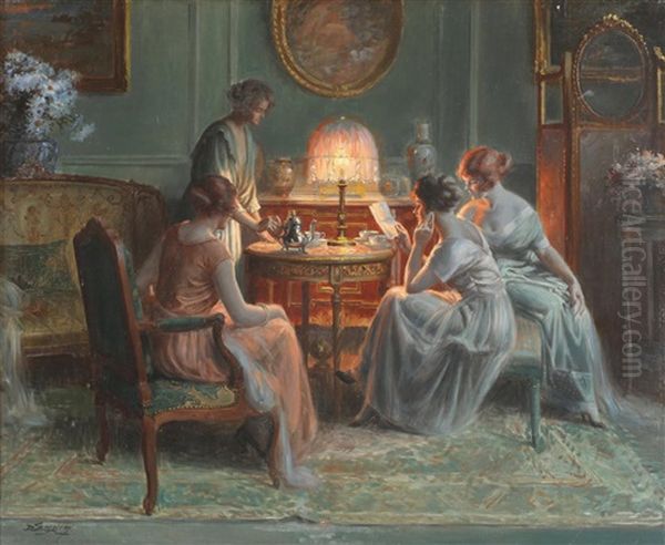 Brevet Oil Painting by Delphin Enjolras