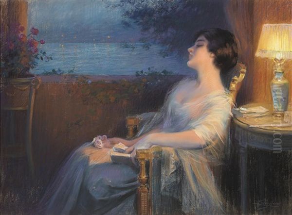 The Murmur Of The Sea Oil Painting by Delphin Enjolras