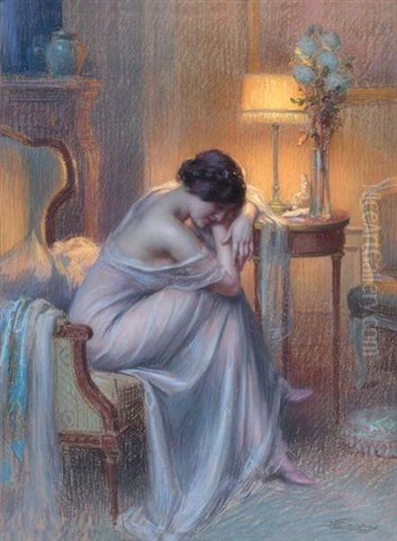 Melancolie Oil Painting by Delphin Enjolras