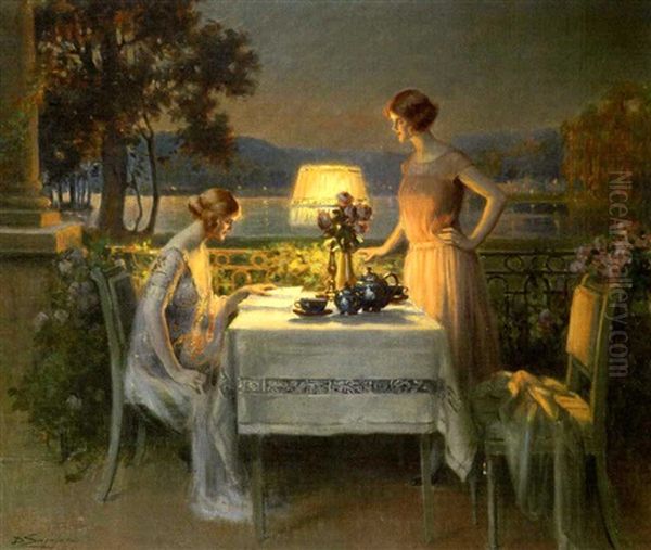 Le Souper Oil Painting by Delphin Enjolras