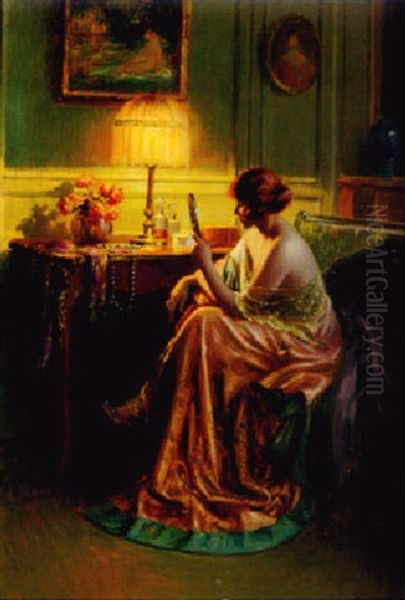 The Dressing Table Oil Painting by Delphin Enjolras