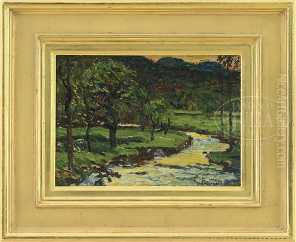 Meandering Stream Oil Painting by John Joseph Enneking