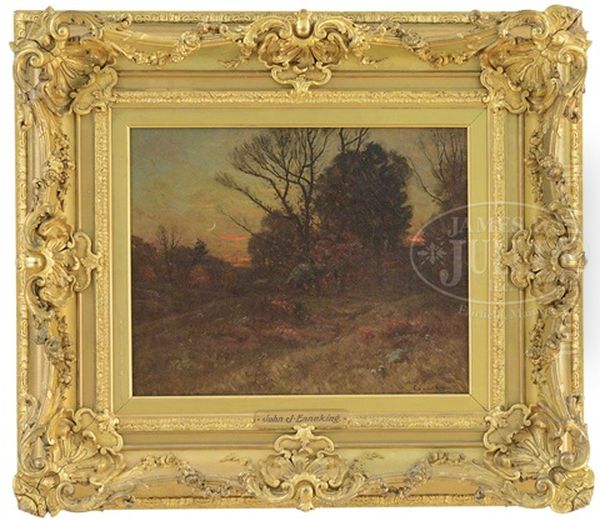 Forest Meadow At Twilight Oil Painting by John Joseph Enneking