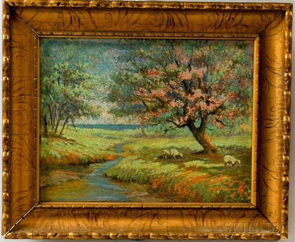 Spring Oil Painting by John Joseph Enneking