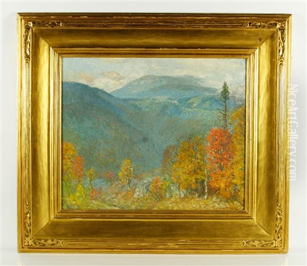 Blue Hills Oil Painting by John Joseph Enneking