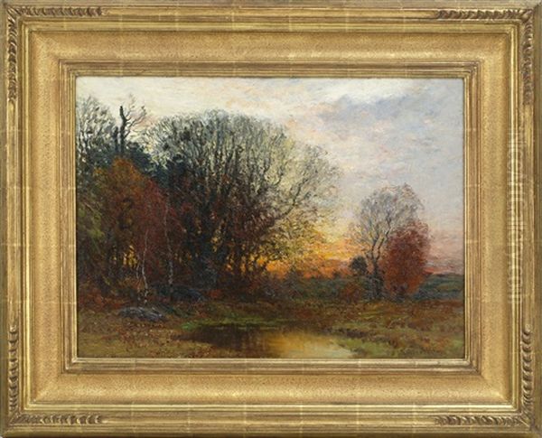 Evening Light Oil Painting by John Joseph Enneking