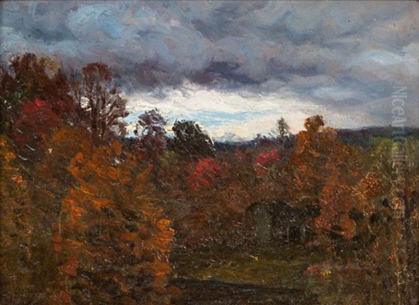 Low Rising Clouds Oil Painting by John Joseph Enneking