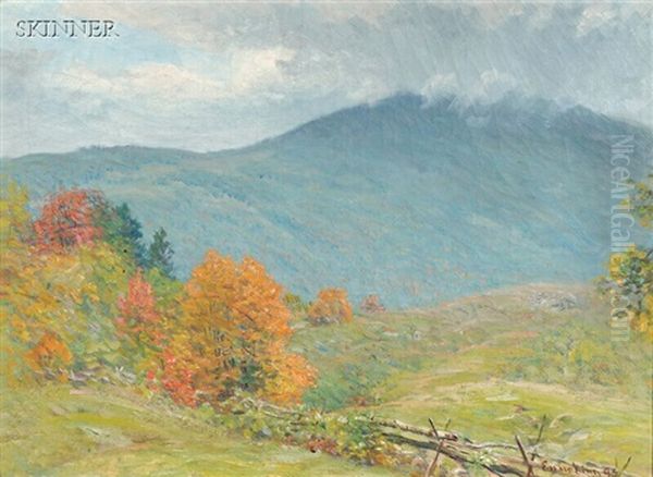 Early Autumn Trees Oil Painting by John Joseph Enneking